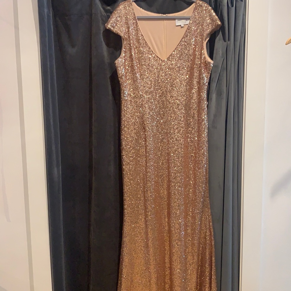 Theia Gemma Rose Gold sequin size 20